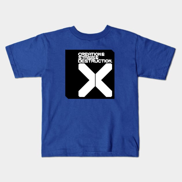 X of Swords Kids T-Shirt by Denes Simo